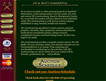 Tablet Screenshot of jrsauctioneering.com